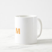 Alphabet-M-Cup Kaffeetasse (VorderseiteRechts)