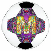Alphabet M mandala Fußball (Vorderseite)
