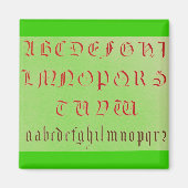 Alphabet Magnet (Vorne)