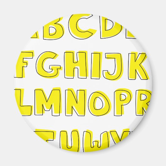 Alphabet Magnet (Vorne)