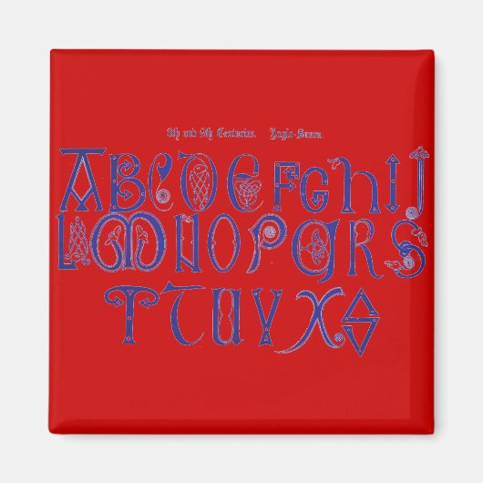 Alphabet Magnet (Vorne)