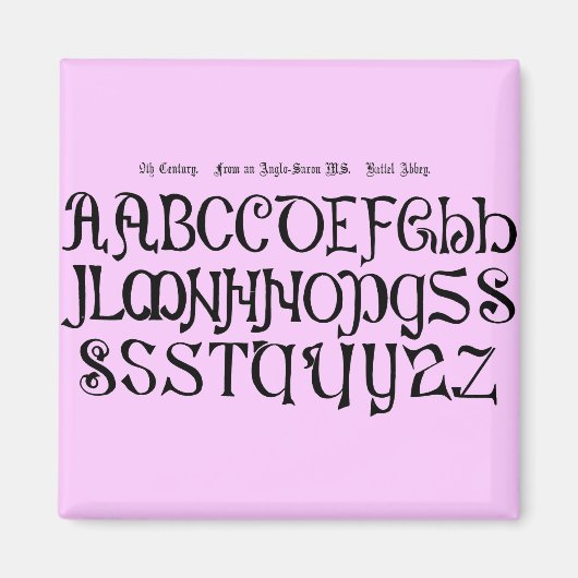 Alphabet Magnet (Vorne)