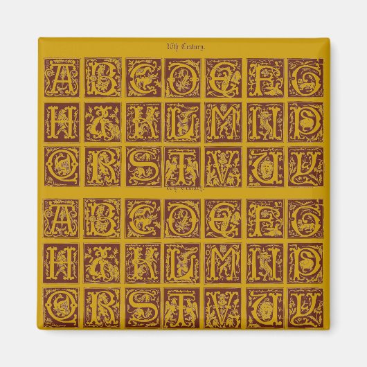 Alphabet Magnet (Vorne)