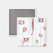 Alphabet Magnet (Vorderseite/Rückseite)