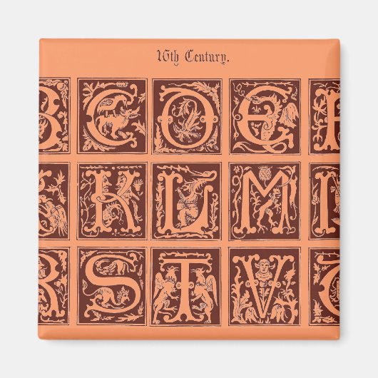 Alphabet-Magnet Magnet (Vorne)