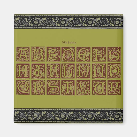 Alphabet-Magnet Magnet (Vorne)
