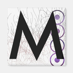 Alphabet-Magneten: M Magnet