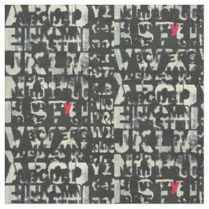 Alphabet-Malerei vom Normannen Wyatt Stoff