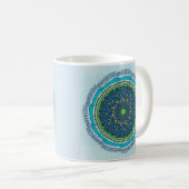 Alphabet-Mandala Kaffeetasse (VorderseiteRechts)