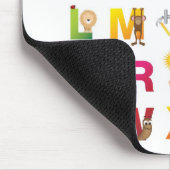 Alphabet-Mäusematte der Kinder Mousepad (Ecke)
