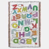 Alphabet Maze Puzzles Bahn Decke (Vorderseite Vertikal)