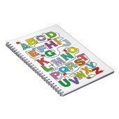 Alphabet Maze Puzzles Bahn Notizblock (Rechte Seite)