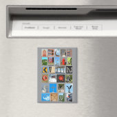 Alphabet mit Bildbriefen Magnet (In Situ (Geschirrspüler))