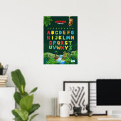 Alphabet mit Dschungel Poster (Heimbüro)