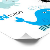 Alphabet mit Tierbildern und -briefen Poster (Ecke)