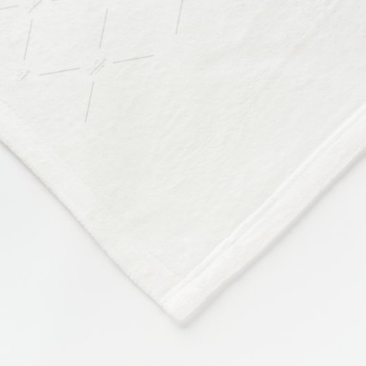 Alphabet mit Tieren Fleecedecke (Ecke)