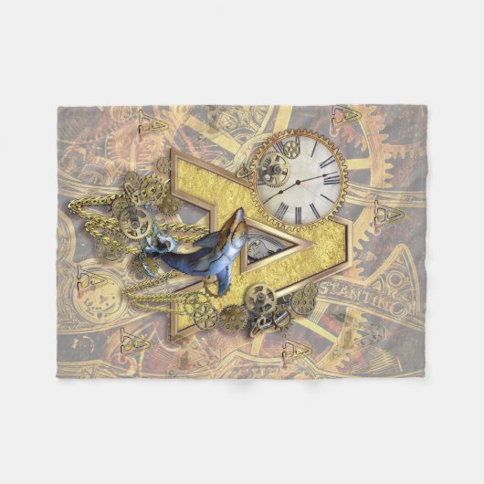 Alphabet, Monogramm A Fleecedecke (Vorderseite (Horizontal))