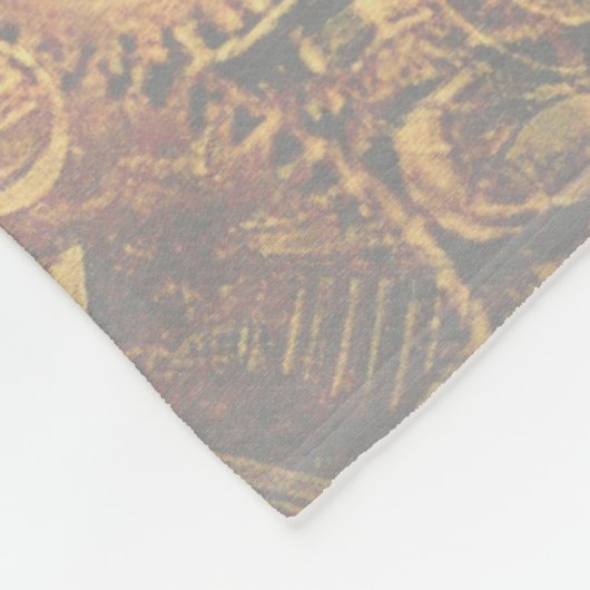 Alphabet, Monogramm A Fleecedecke (Ecke)