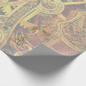 Alphabet, Monogramm A Geschenkpapier (Ecke)