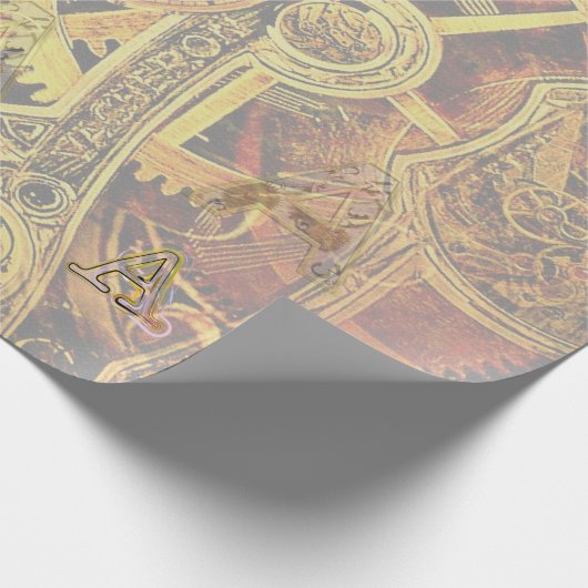 Alphabet, Monogramm A Geschenkpapier (Ecke)