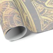 Alphabet, Monogramm A Geschenkpapier (Rolleneckpunkt)