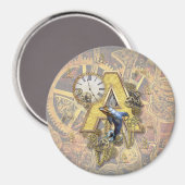 Alphabet, Monogramm A Magnet (Vorderseite/Rückseite)
