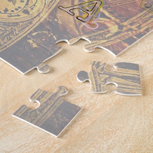 Alphabet, Monogramm A Puzzle (Seite)