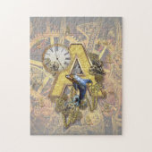 Alphabet, Monogramm A Puzzle (Vertikal)