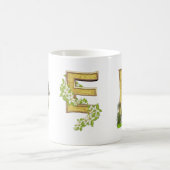Alphabet Monogramm Anfangsbuchstabe E Kaffeetasse (Mittel)