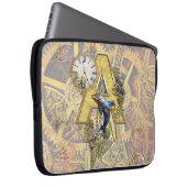 Alphabet-Monogramm-Hauptstadt-Buchstabe A Laptopschutzhülle (Vorne Rechts)