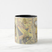 Alphabet-Monogramm-Hauptstadt-Buchstabe A Tasse (Zentrum)