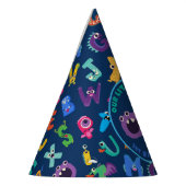 Alphabet Monster 1. Geburtstag Unser kleines Monst Partyhütchen (Links)