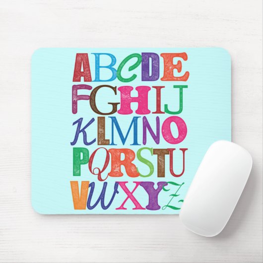 Alphabet Mousepad (Mit Mouse)