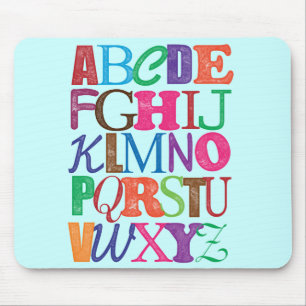 Alphabet Mousepad