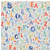 Alphabet Muster Stoff (Nahaufnahme)