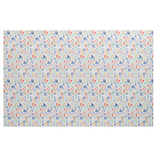 Alphabet Muster Stoff (Fat Quarter (45,7 x 55,9 cm))