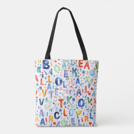 Alphabet Muster Tasche