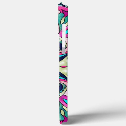 Alphabet N mandala Case-Mate iPhone Hülle (Rückseite / Links)