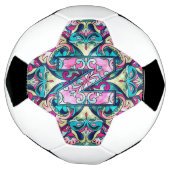 Alphabet N mandala Fußball (Gedreht)