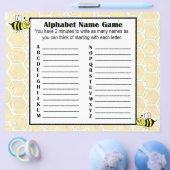 Alphabet Name Game and Baby Showroom Bingo Game Flyer (Einzeln)