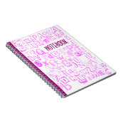 Alphabet-Notebook (Fuchsia) Notizblock (Rechte Seite)