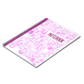 Alphabet-Notebook (Fuchsia) Notizblock (Linke Seite)