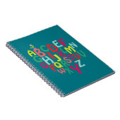 Alphabet-Notebook Notizblock (Rechte Seite)