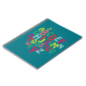 Alphabet-Notebook Notizblock (Linke Seite)