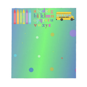 Alphabet Notepad Notizblock