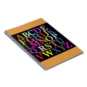 Alphabet Notizblock (Rechte Seite)