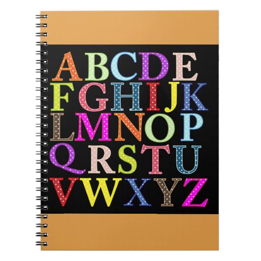 Alphabet Notizblock (Vorderseite)