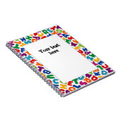 Alphabet Notizblock (Rechte Seite)