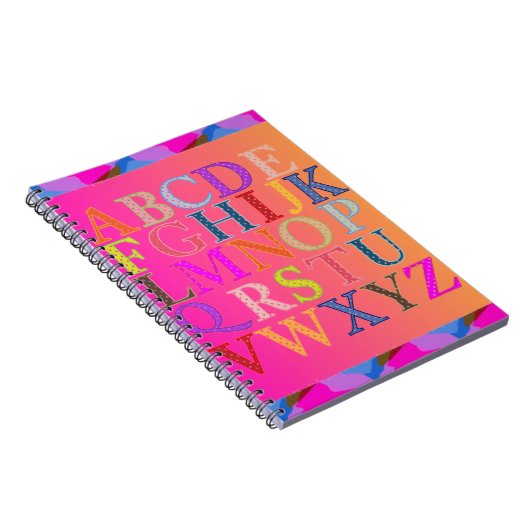 Alphabet Notizblock (Rechte Seite)