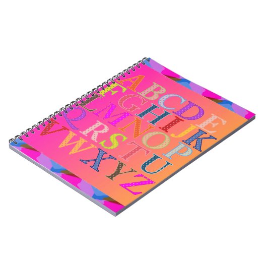 Alphabet Notizblock (Linke Seite)